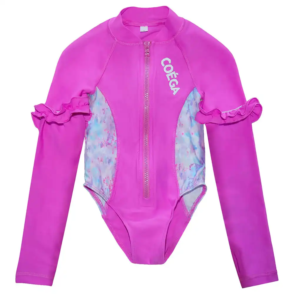 Coega Sunwear Baby Girl Surf Suit Abstract Drops - Purple
